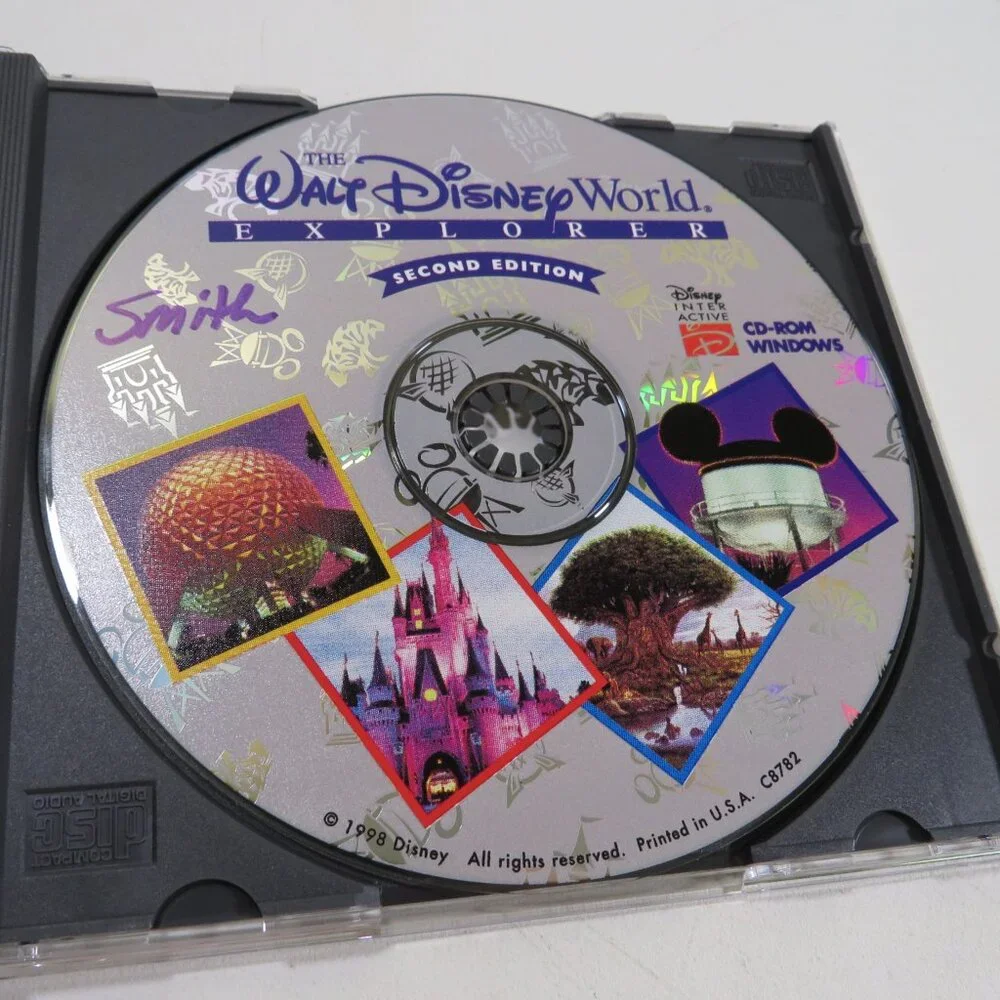 Walt Disney World EXPLORER Computer Game OUT OF DATE SOFTWARE